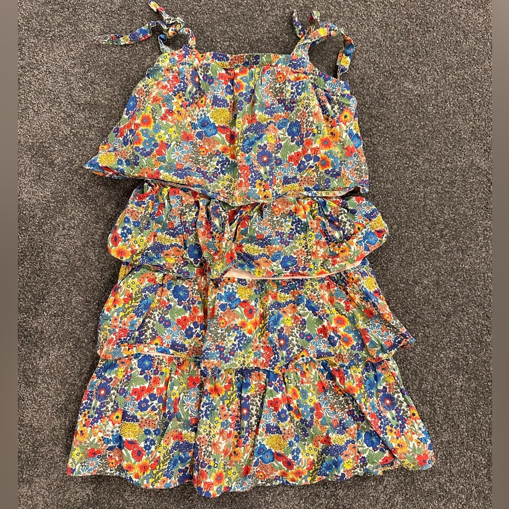 Crewcuts Liberty London Ruffle Dress 8
